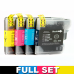 Brother LC38/67 Bundle 4 Ink cartridges BK/C/M/Y Compatible